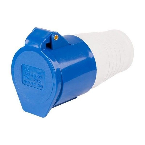 Розетка Rexant 223 переносная, 2Р+РЕ, 32А, 220В, IP44