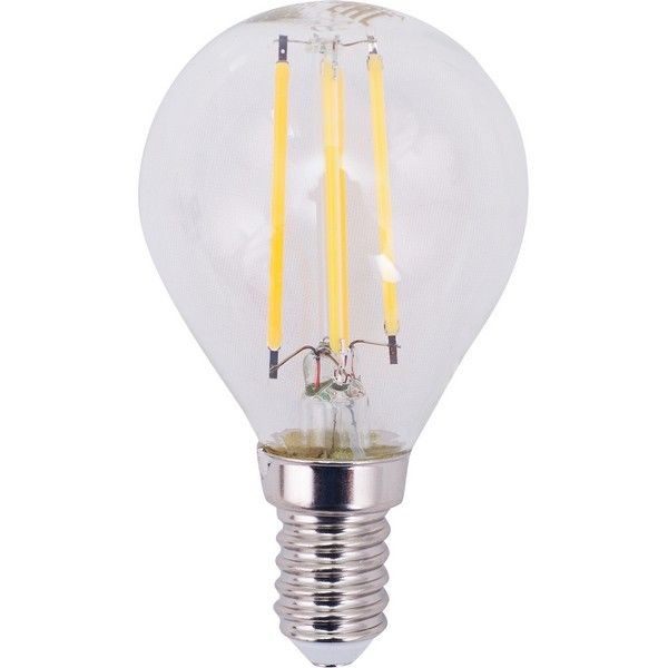 Лампа светодиодная Gauss LED Filament E14 11 Вт шар прозрачный 720 лм, тёплый белый свет
