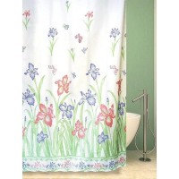Шторка для ванной комнаты Bath Plus Flower village 21213-1, 180х180 см