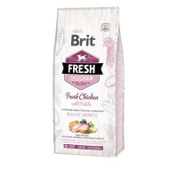Сухой корм для щенков BRIT Fresh Puppy Chicken with Potato Курица Картофель 12 кг
