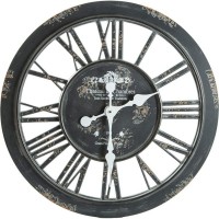 Часы настенные пластик серый антик 60х5х60 см