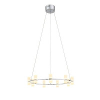 Подвесная люстра светодиодная St Luce Cilindro SL799.103.09 белый свет 14 м²