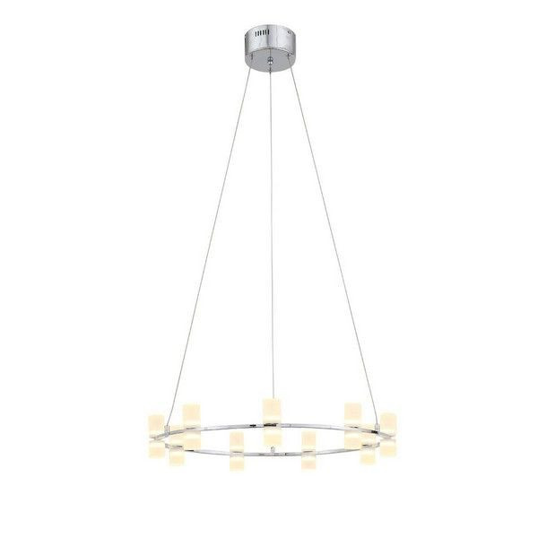 Подвесная люстра светодиодная St Luce Cilindro SL799.103.09 белый свет 14 м²