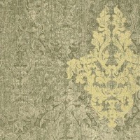 Обои флизелиновые Dekens Wallcoverings Nv Dekens Stylish зеленые 100378 0.53 м