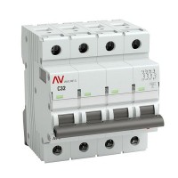 Выключатель автоматический EKF Averes mcb6-4-32C-av 4Р 230В 32А