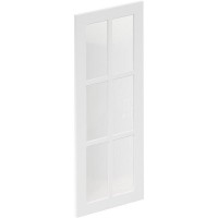 Витрина для шкафа Delinia ID «Ньюпорт» 40x102.4 см, МДФ, цвет белый