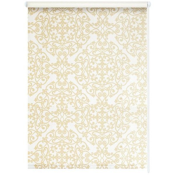 Штора рулонная Miamoza Rosina 100x160 см жёлтая