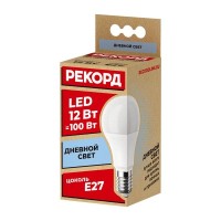 Светодиодная лампочка Рекорд 23878 E27 120 Лм 12 Вт