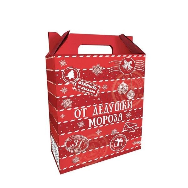 Коробка для кондитерских изделий «От Дедушки Мороза» картон 27х19.5х8 см