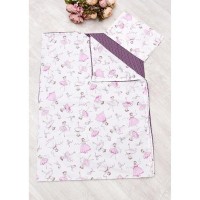 Комплект постельного белья AmaroBaby Time To Sleep в кроватку, бязь 3 предмета