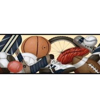 Бордюр для обоев York Wallcoverings Kids III YK0160B