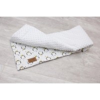 Плед детский AmaroBaby Растём вместе Пингвины 95х85 см, бязь