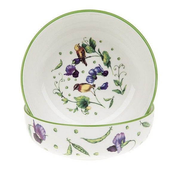 Салатник BEST HOME PORCELAIN Луговой горошек 0600098