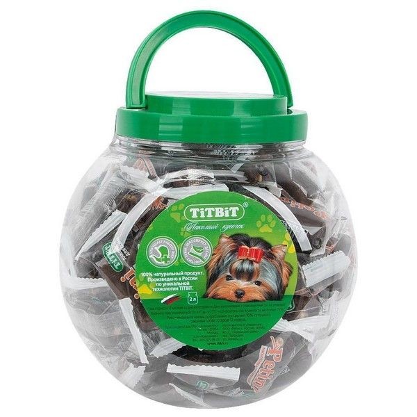 TitBit Колбаски Petini с ягненком - банка пласт. 2.0 л (60 штук в упаковке)