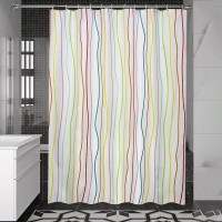 Штора для ванны Bath Plus Gorgeous Stripe 180x180 см полиэстер цвет мультиколор