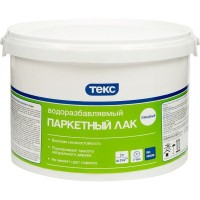 Лак паркетный Текс водный глянцевый бесцветный 2 л