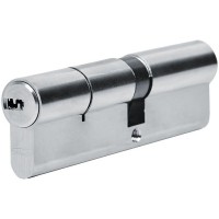 Цилиндр Abus D6N, 45x55 мм, ключ/ключ, цвет никель