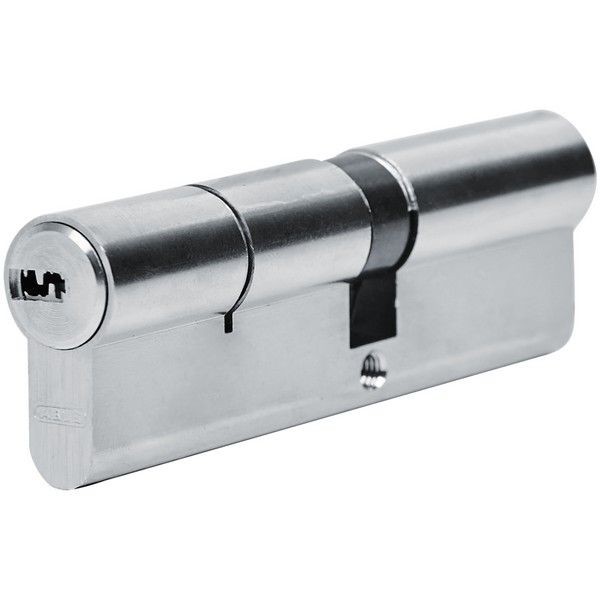 Цилиндр Abus D6N, 45x55 мм, ключ/ключ, цвет никель