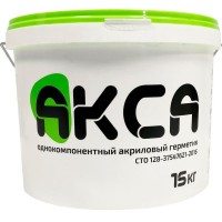 Герметик для стыков Акса цвет белый 15 кг