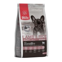 Сухой корм для щенков BLITZ PUPPY Ягненок с рисом 500 г