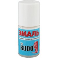 Эмаль для ванн и керамики Kudo с кисточкой, цвет белый, 15 мл
