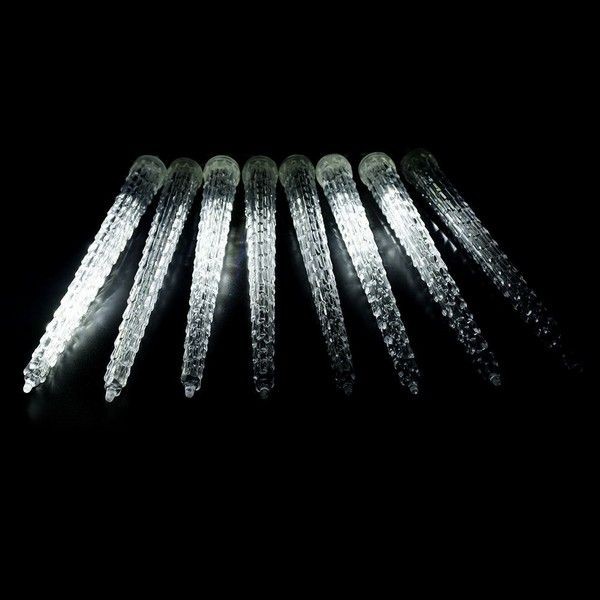 Электрогирлянда наружная Balance «Сосульки тающие» 20 м 216 LED холодный белый