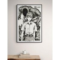 Плакат "34;Просто Постер "34; Манга Получеловек 90x120 в подарочном тубусе 744702498471