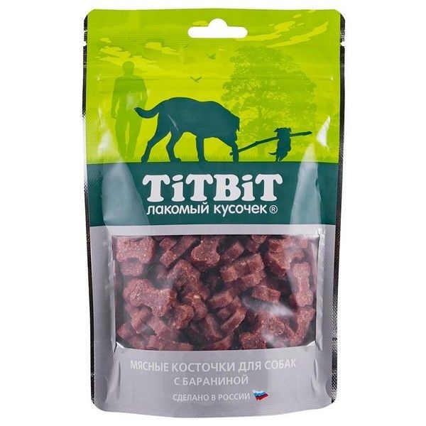 TitBit Косточки мясные для собак с бараниной 150гр