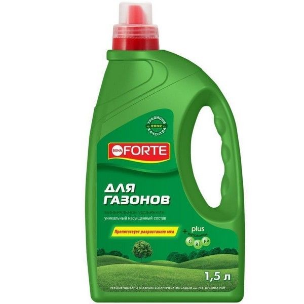Удобрение Bona Forte газонное 1.5 л
