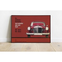 Постер Просто Постер Винтажный Mercedes-Benz 50х70 см