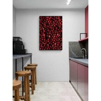 Плакат "34;Просто Постер "34; Красные ягоды вишни 40x50 в раме 881509548641