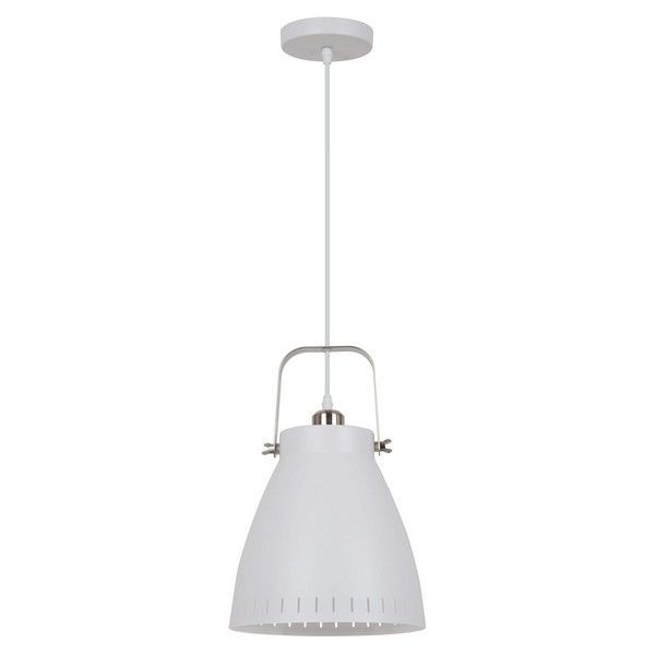 Светильник подвесной New York PL-428L, 1xE27x60 Вт, 3 м², цвет белый