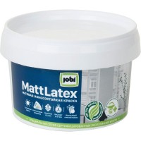 Краска для стен и потолков Jobi Mattlatex база A 250 мл