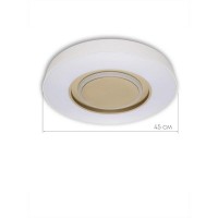 Люстра потолочная APL LED 3306.B246-450.WHITE.GOLD