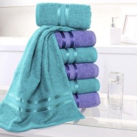 Полотенце для рук Harmonika Цвет: Сиреневый, Морская волна (30х50 см - 6 шт) br34082