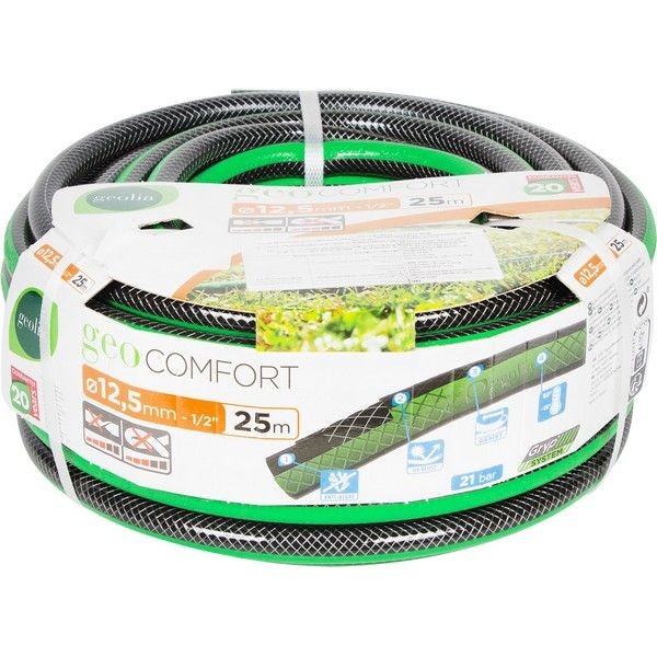 Шланг для полива Geolia Comfort o12.5 мм 25 м, ПВХ