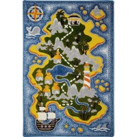 Ковёр Киндер-Микс «Остров сокровищ», 1.5x2.3 м
