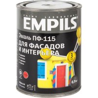 Эмаль ПФ-115 Empils PL цвет чёрная 0.9 кг