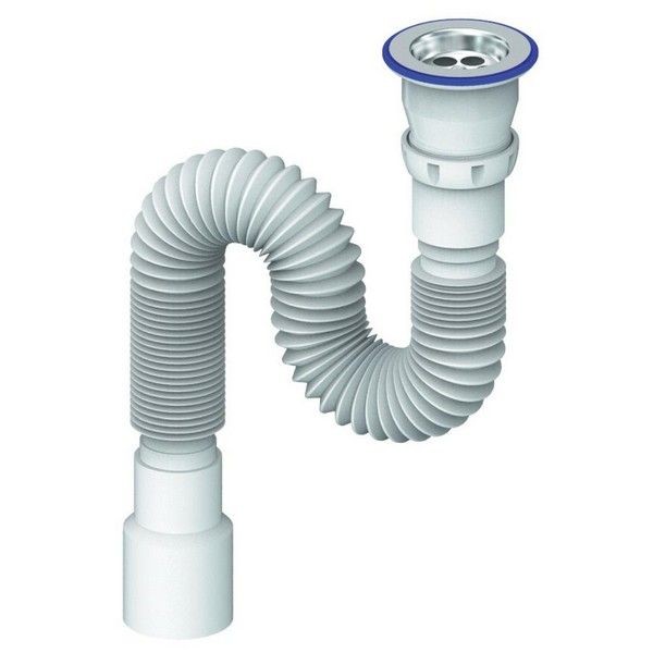 Гофросифон универсальный Unicorn D220 ИС.110323 800 мм 1.1/2 "34; х 40/50
