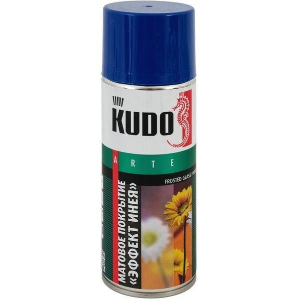 Покрытие аэрозольное Kudo для стекла цвет голубой 0.52 л