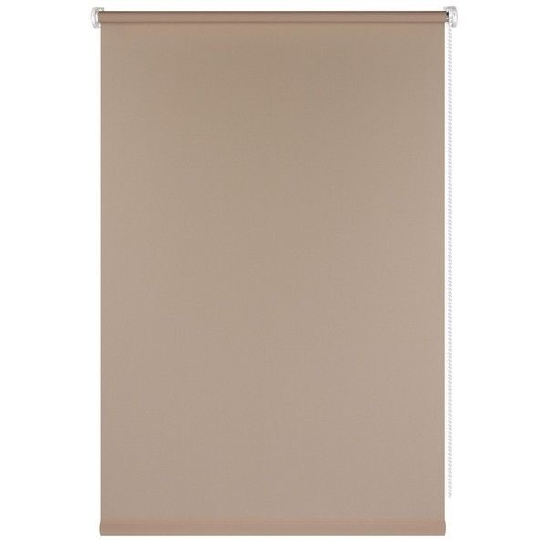 Штора рулонная Plain, 70x160 см, цвет бежевый