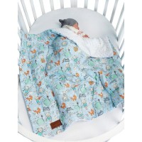 Плед AmaroBaby Растем вместе Маленький принц AMARO-62RV-MPr, 85х95 см