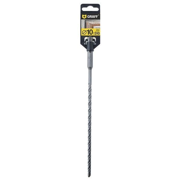 Сверло по бетону GRAFF 10x250x310 мм, SDS-plus, GSPD10310