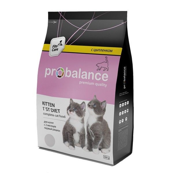 Сухой корм для котят PROBALANCE 1 "39;st Diet Цыпленок 400 г