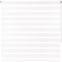 Штора рулонная день-ночь Inspire Siberia White 160x190 см белая