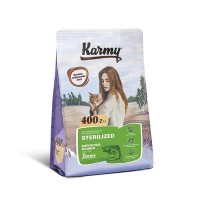 Сухой корм для стерилизованных кошек и кастрированных котов KARMY Sterilized Лосось 400 г