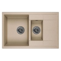 Мойка кухонная Granula кварцевая GR-7802 775х495 мм песок