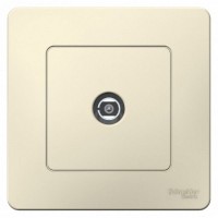 ТВ-розетка встраиваемая Schneider Electric Blanca, цвет молочный