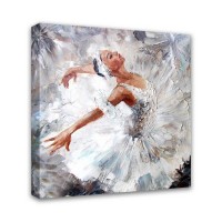 Картина Симфония Балерина 1-008, 30х30 см