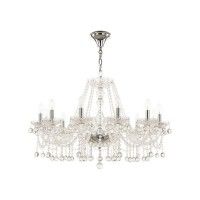 Люстра потолочная Bohemia Ivele Crystal 108.12.300.Ni E14 12 ламп 24 м²